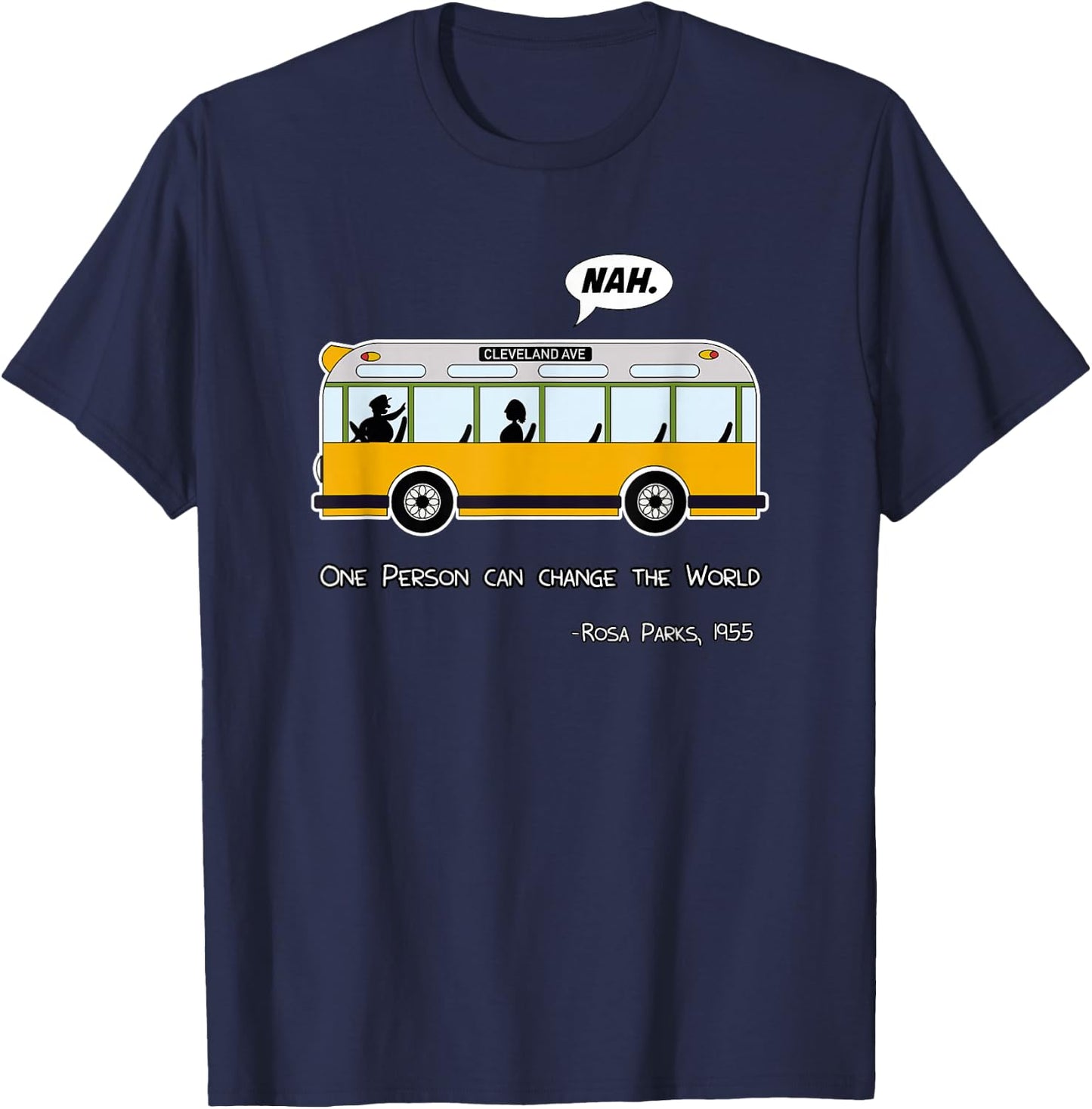 Equality Rosa Freedom Civil Rights Parks Afro Gift Shirt T-Shirt - T-Shirt | Navy
