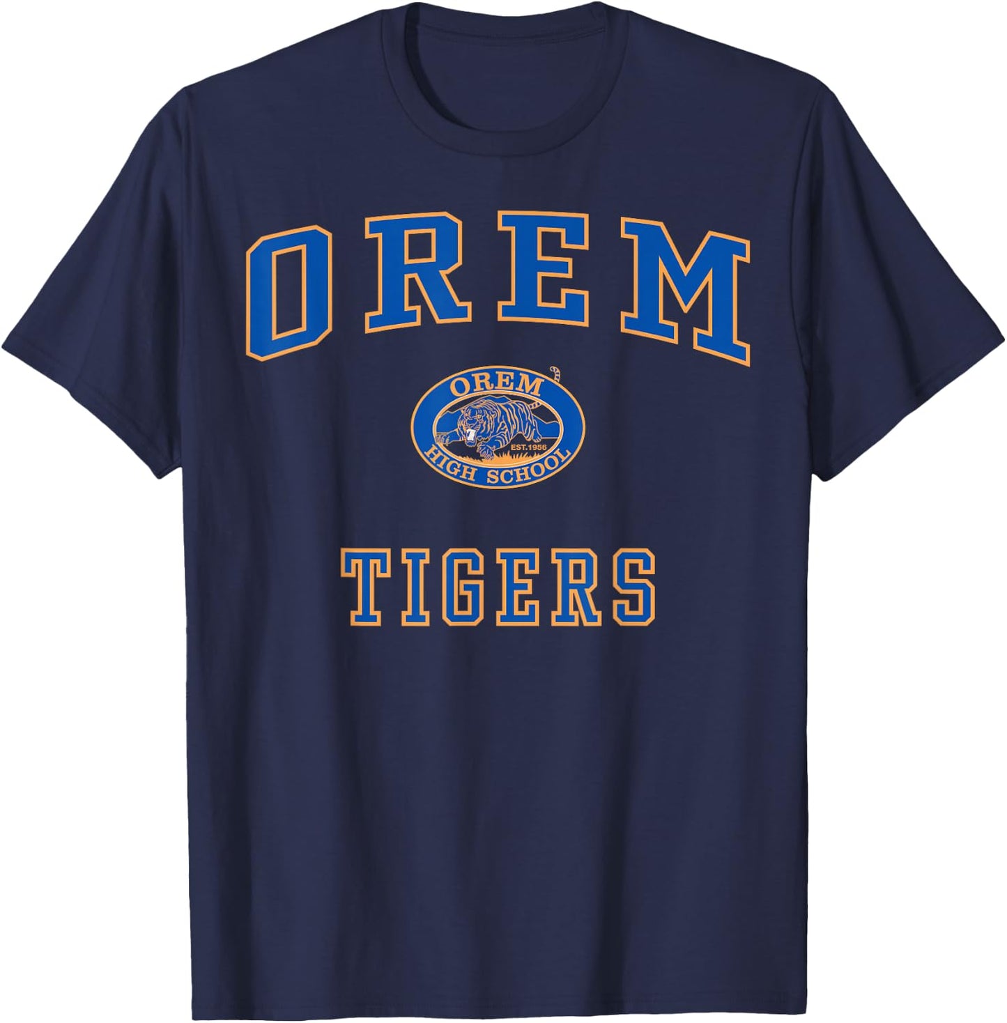 Orem High School Tigers C1 T-Shirt - T-Shirt | Navy