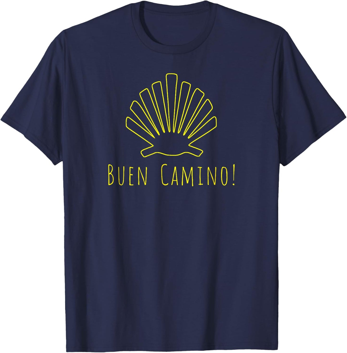 Camino de Santiago de Compostela Pilgrim Way of St. James T-Shirt - T-Shirt | Navy