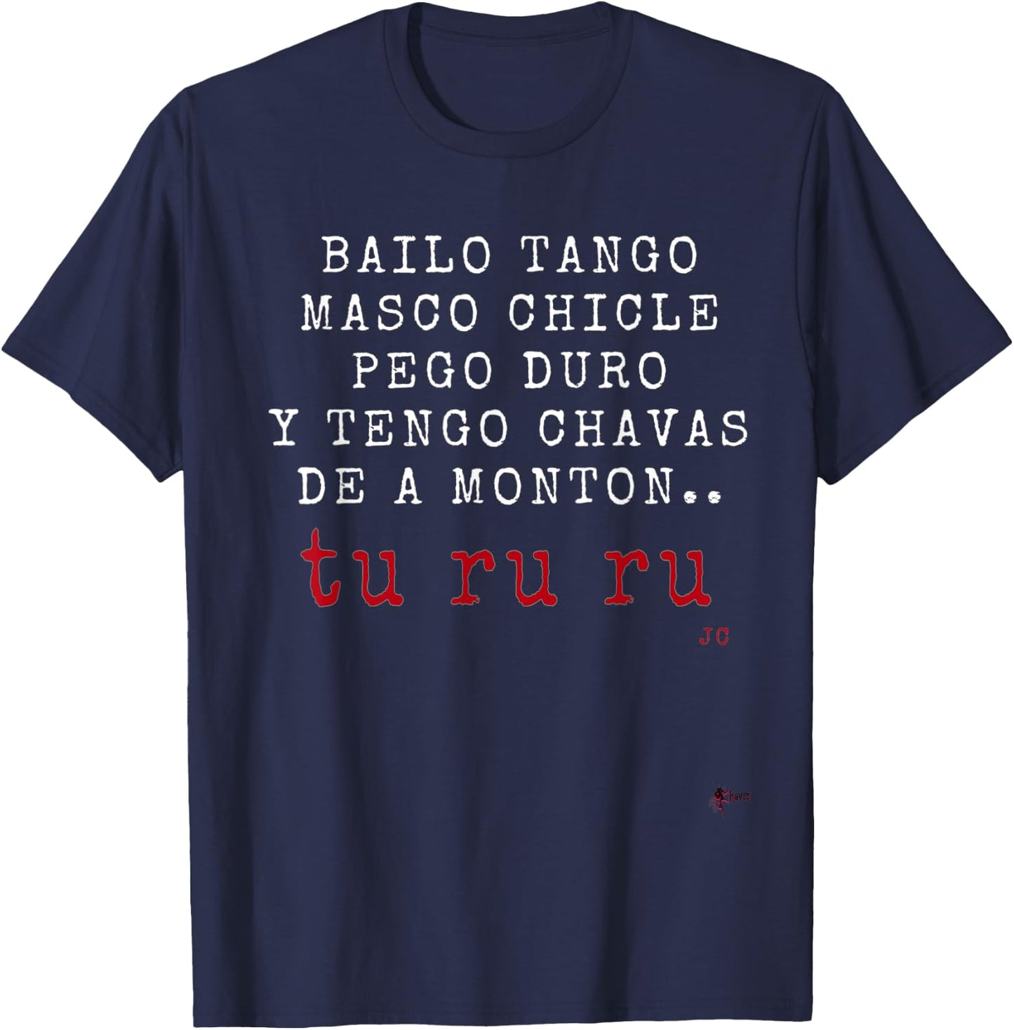 TURURU Bailo Tango...Spanish Nostalgia T-Shirt - T-Shirt | Navy