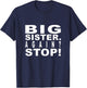 Big Sister Again Shirts for Girls and Women T-Shirt - T-Shirt | Navy