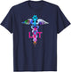 LVT Licensed Veterinary Technician Paw Print Caduceus Shirt T-Shirt - T-Shirt | Navy