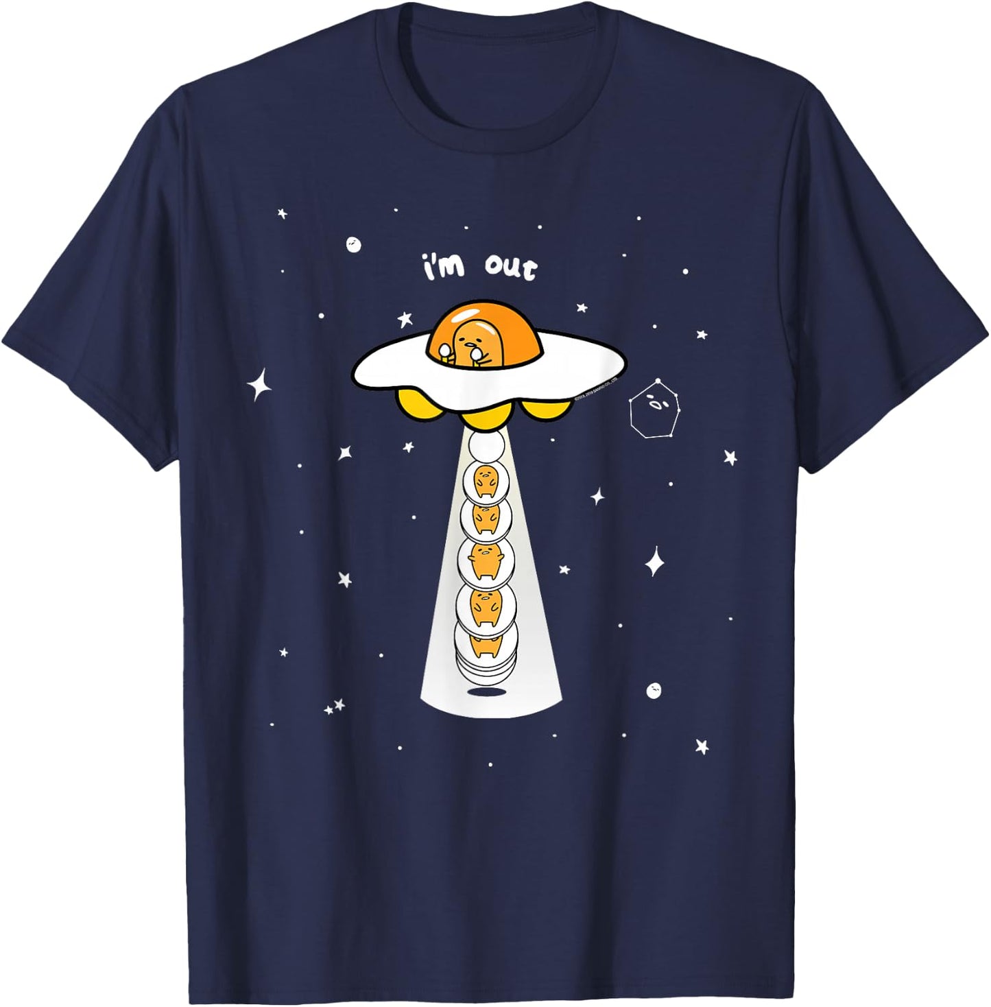 Gudetama Spaced Out Shirt T-Shirt - T-Shirt | Navy