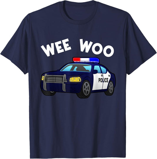 Funny Police Officer Art Women Kids Boys Cop Police T-Shirt - T-Shirt | Navy