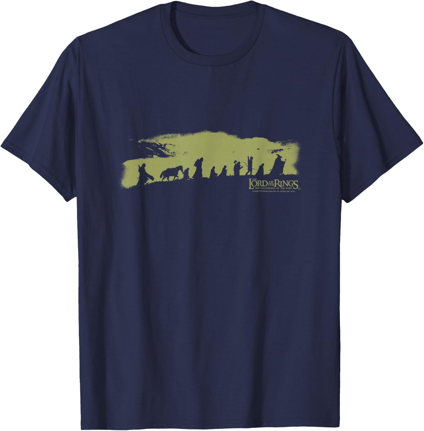 Lord of the Rings The Fellowship T-Shirt - T-Shirt | Navy