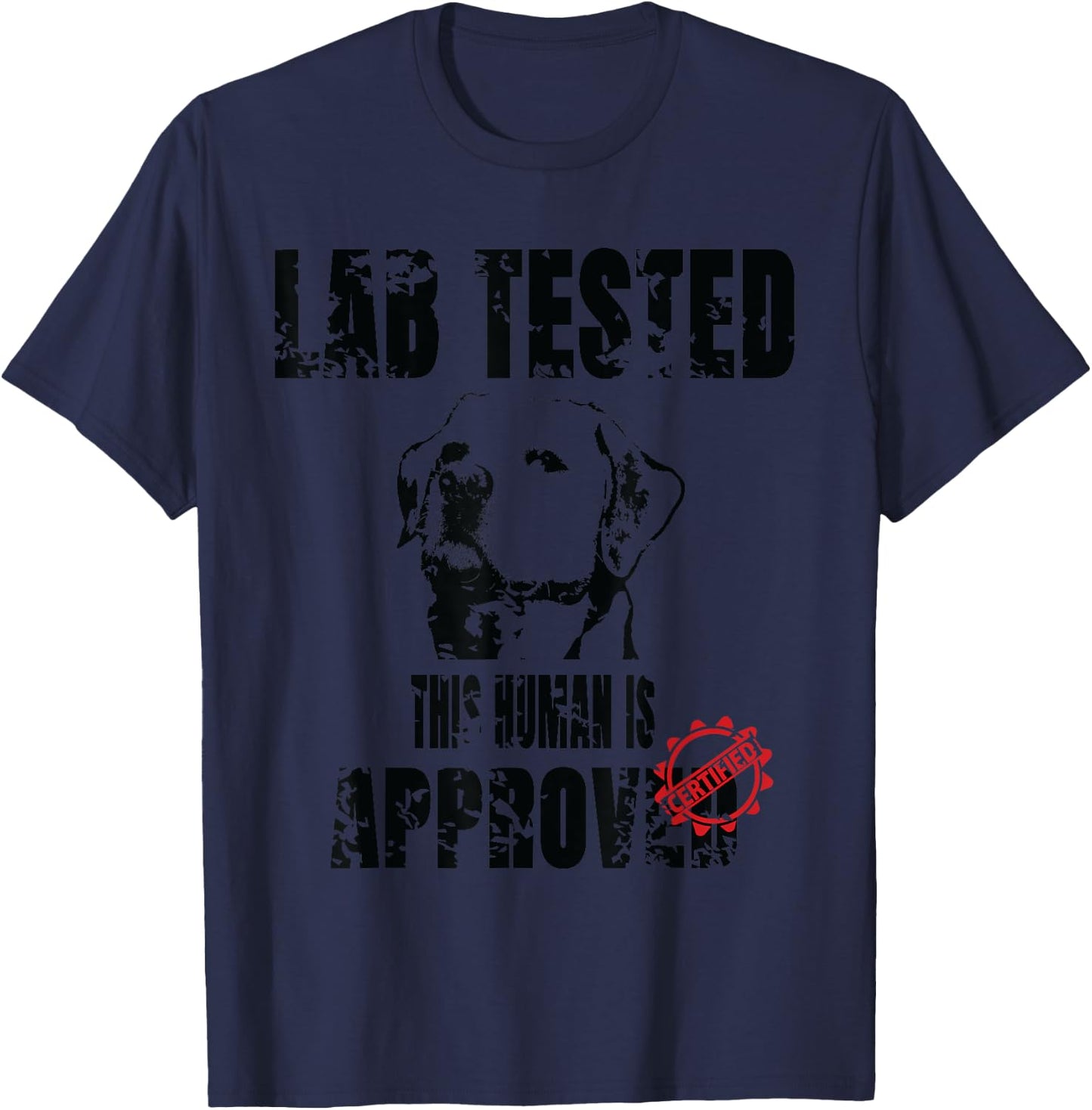 Labrador Retriever Gifts Dog Lovers Chocolate Lab T Shirt T-Shirt - T-Shirt | Navy