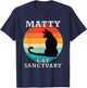 Matty Cat Sanctuary Group Family Reunion Name Women Kids T-Shirt - T-Shirt | Navy