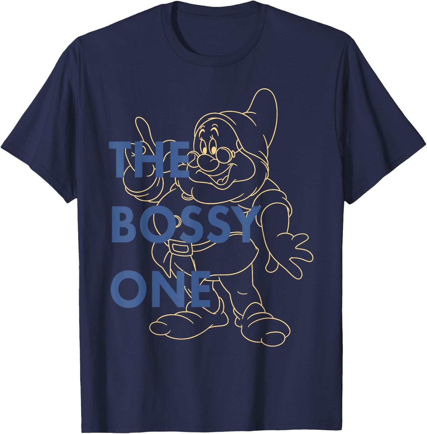 Disney Snow White Doc The Bossy One Graphic T-Shirt - T-Shirt | Navy
