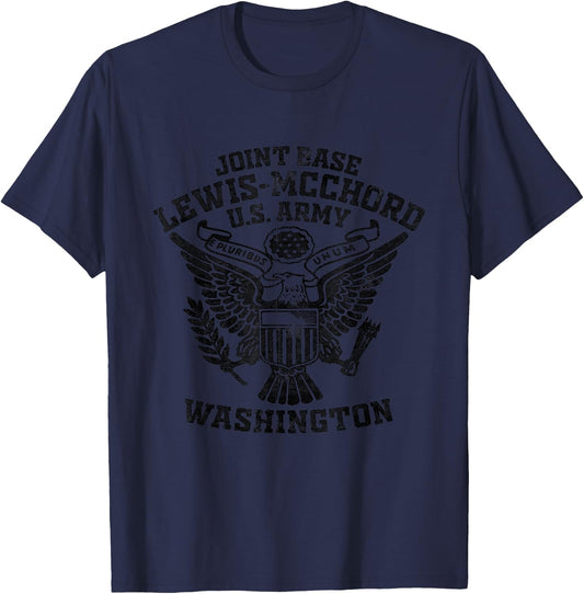 Joint Base Lewis–McChord US Military Base Washington WA T-Shirt - T-Shirt | Navy