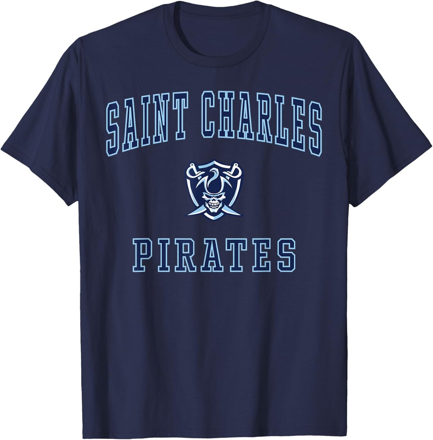 Saint Charles High School Pirates T-Shirt - T-Shirt | Navy