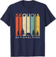 Sequoia National Forest Retro Camping California Kern River T-Shirt - T-Shirt | Navy