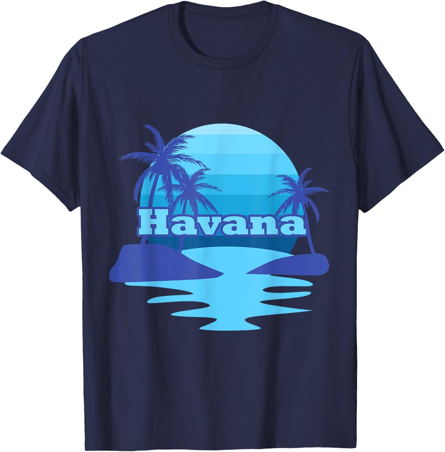 Havana Cuba Summertime Vacation Family Travel Gift Men Women Kids T-Shirt - T-Shirt | Navy