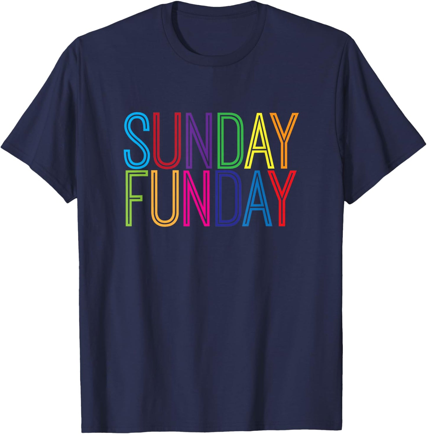 Sunday Funday T shirt T-Shirt - T-Shirt | Navy