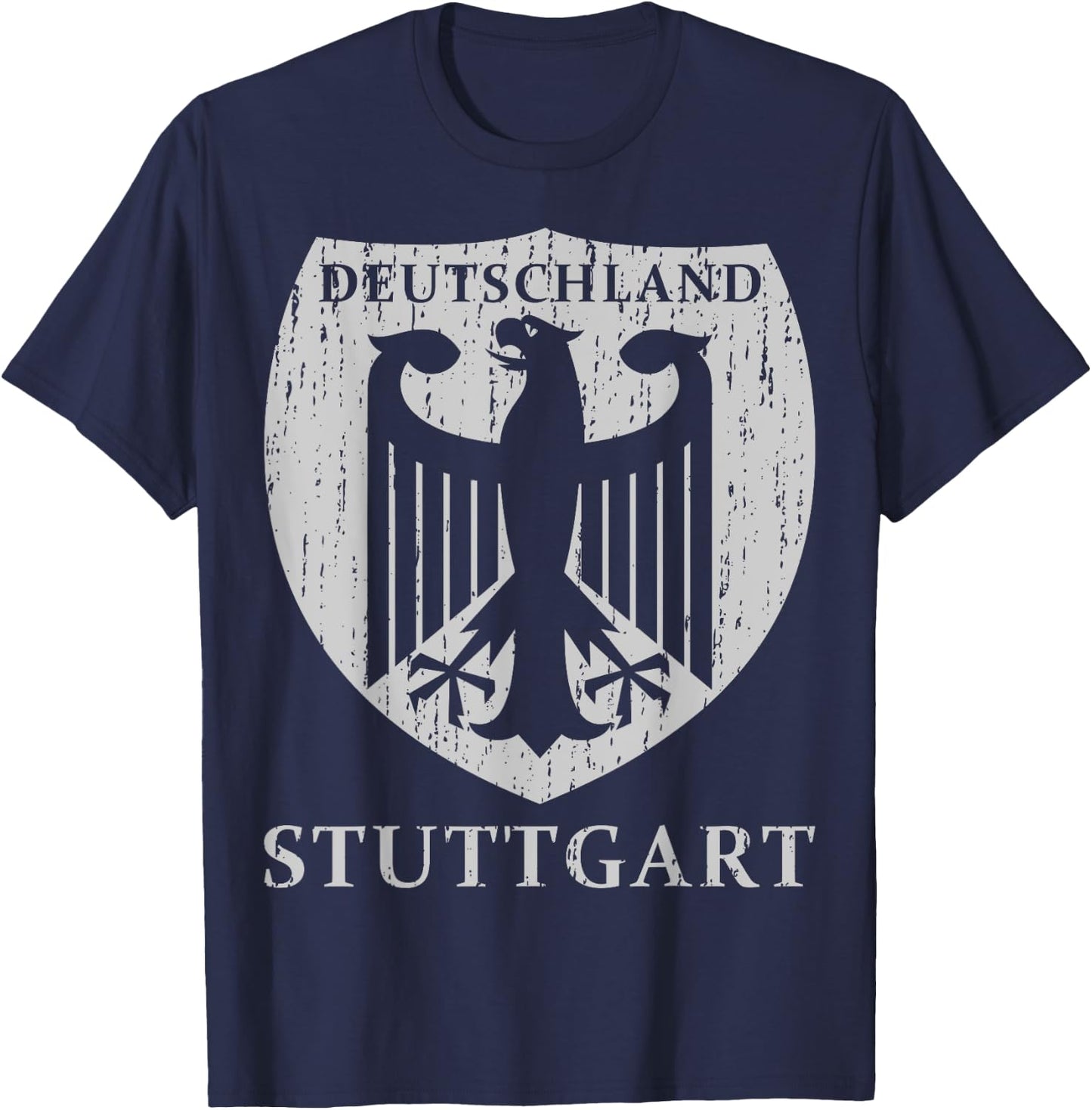 Germany Deutschland Stuttgart T-Shirt - T-Shirt | Navy