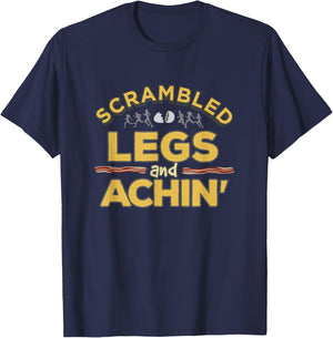 Fun running top Scrambled Legs and achin'! T-Shirt - T-Shirt | Navy