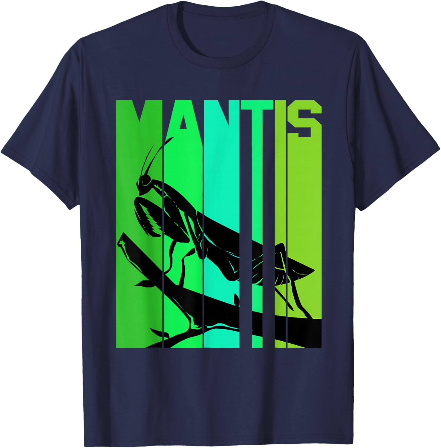 Praying Mantis T-Shirt - T-Shirt | Navy