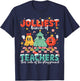 Jolliest Bunch Of Teachers This Side Of The Playground Xmas T-Shirt - T-Shirt | Navy