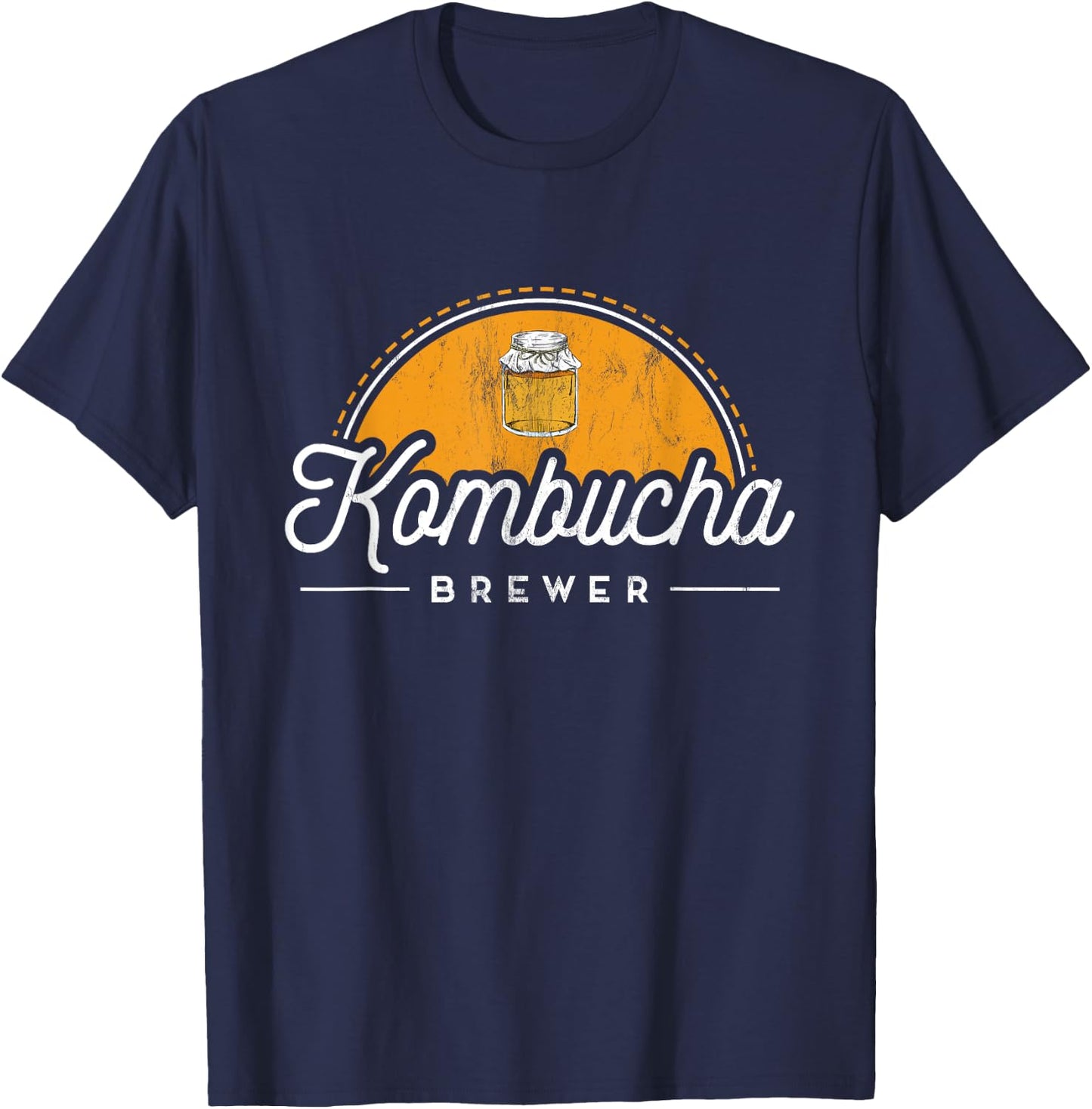 Kombucha: Kombucha Brewer T-Shirt - T-Shirt | Navy