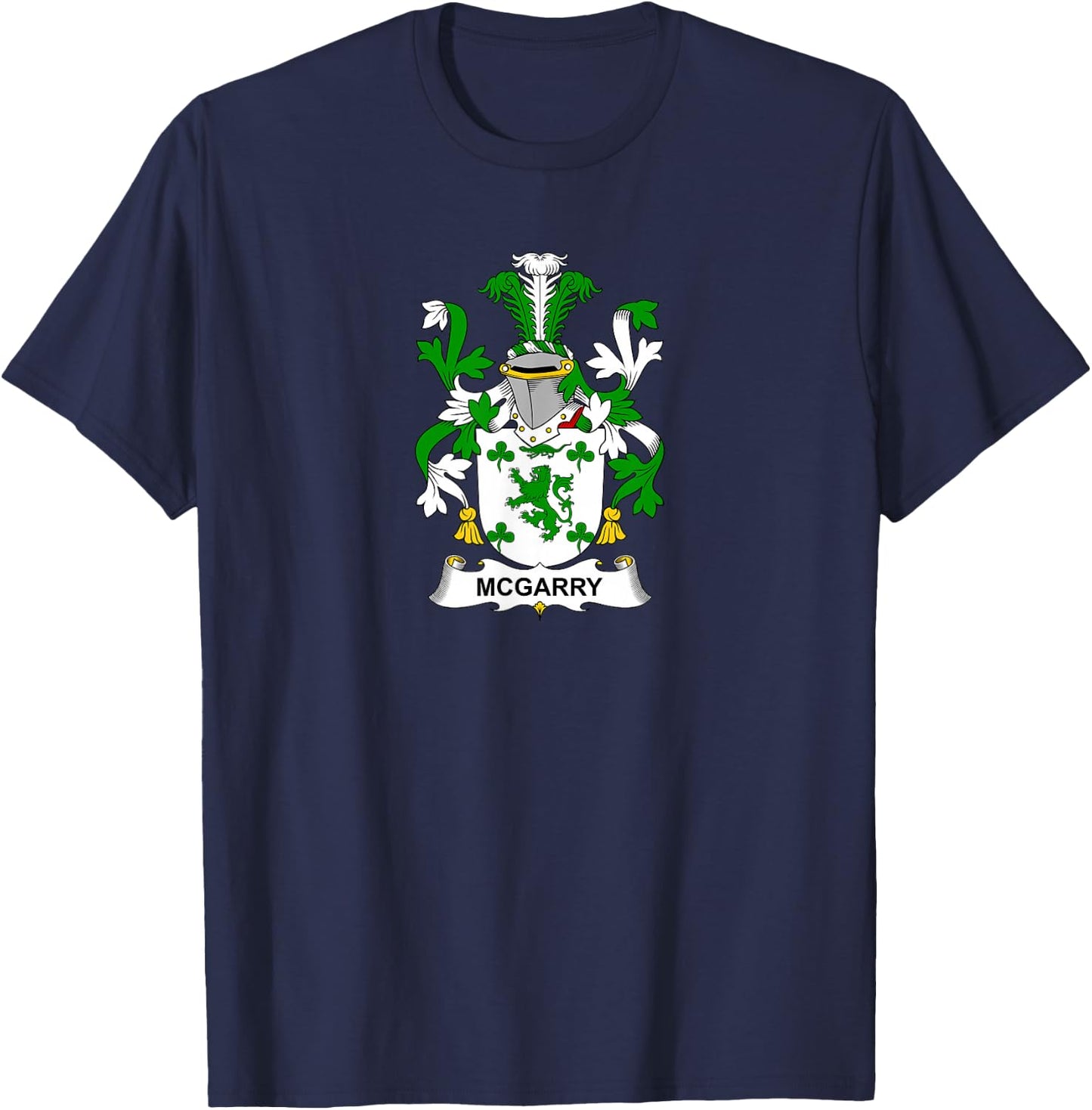 McGarry Coat of Arms - Family Crest T-Shirt - T-Shirt | Navy