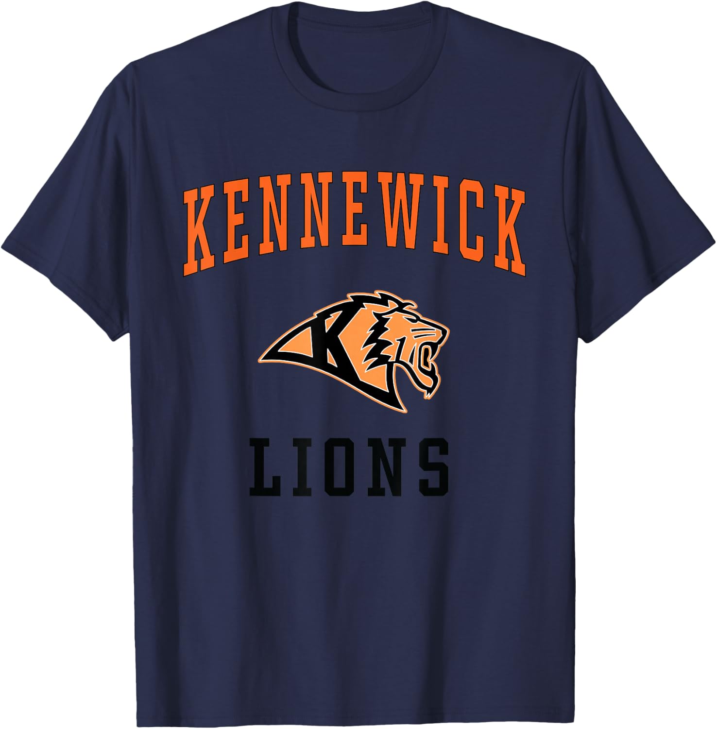 Kennewick High School Lions C1 T-Shirt - T-Shirt | Navy