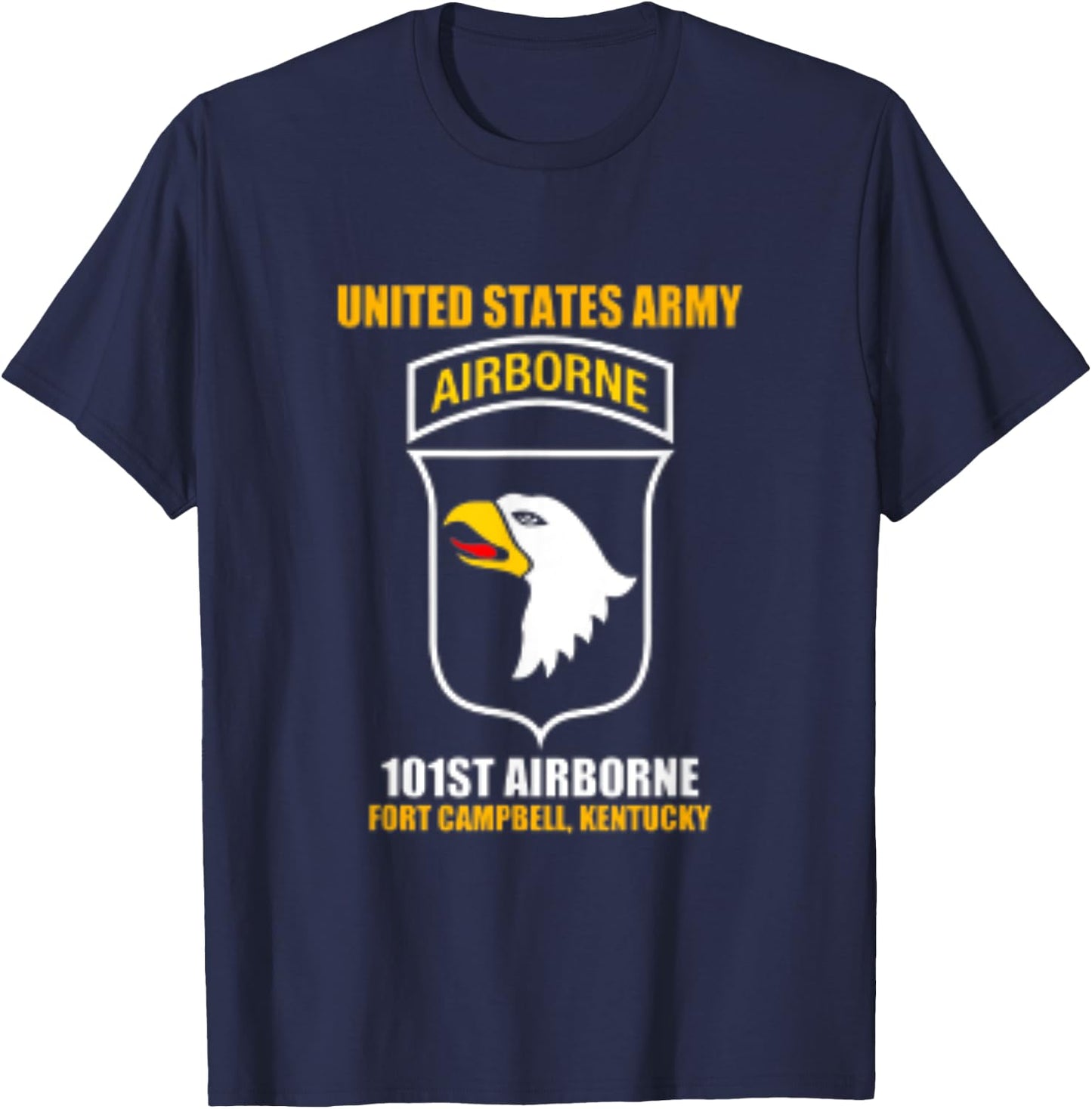 United States Army Airborne 101st Fort Campbell T-Shirt - T-Shirt | Navy