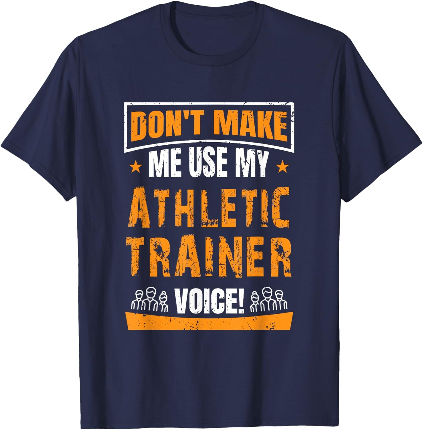 Funny AT Certified Athletic Trainer T Shirt Gift Saying T-Shirt - T-Shirt | Navy