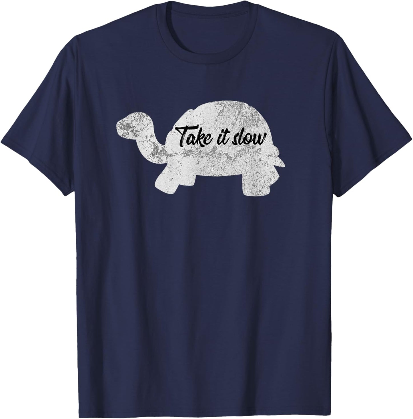 Turtle Take it Slow T-Shirt - T-Shirt | Navy