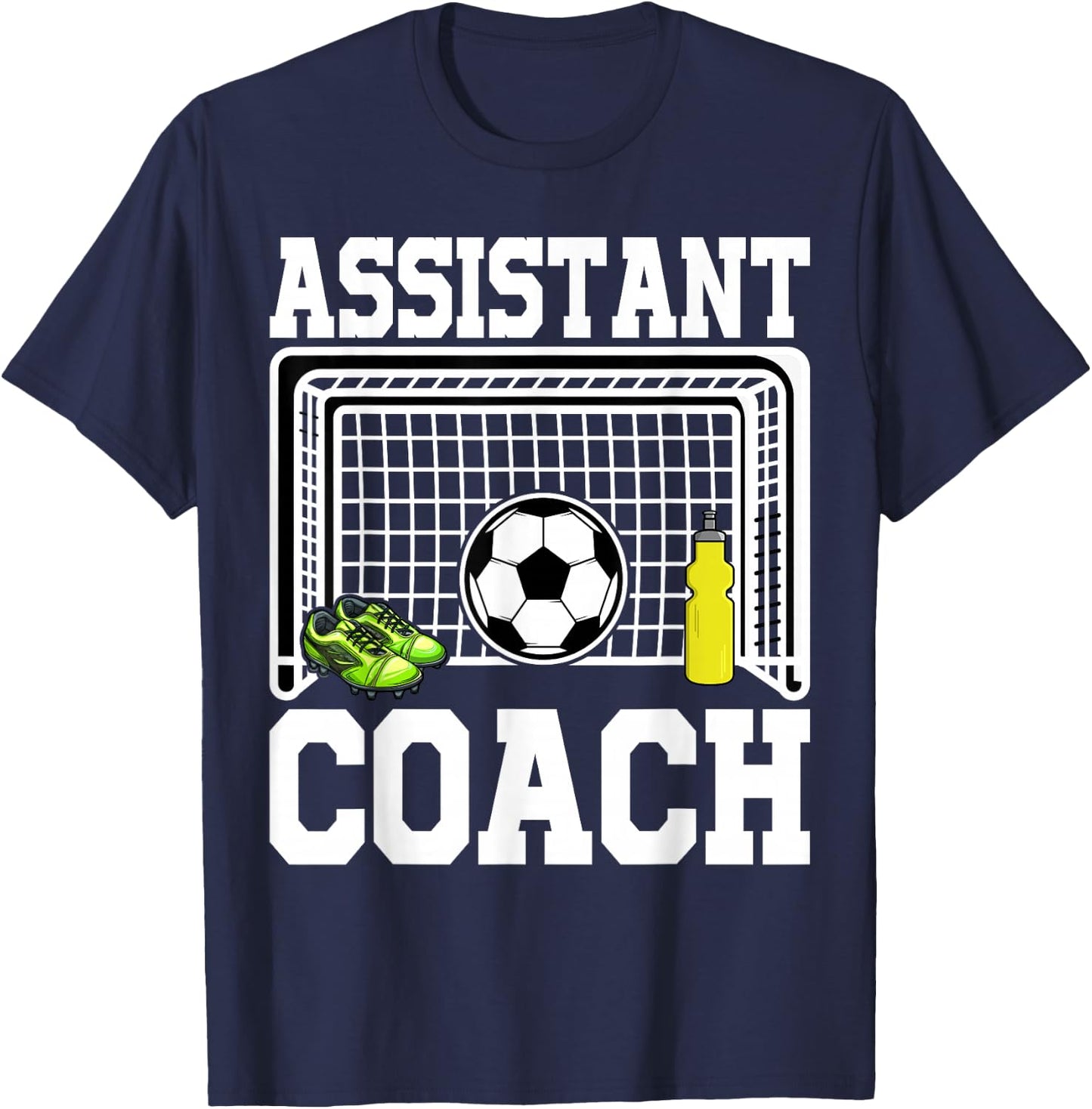 Assistant Soccer Coach T-Shirt - T-Shirt | Navy