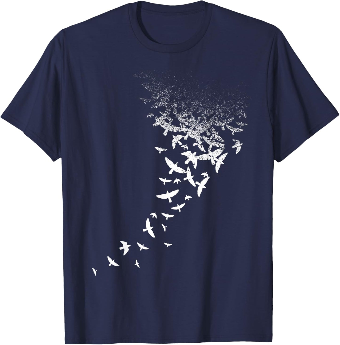 Birds graphic design T-Shirt - T-Shirt | Navy