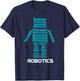 STREAM School Robotics Shirt T-Shirt - T-Shirt | Navy