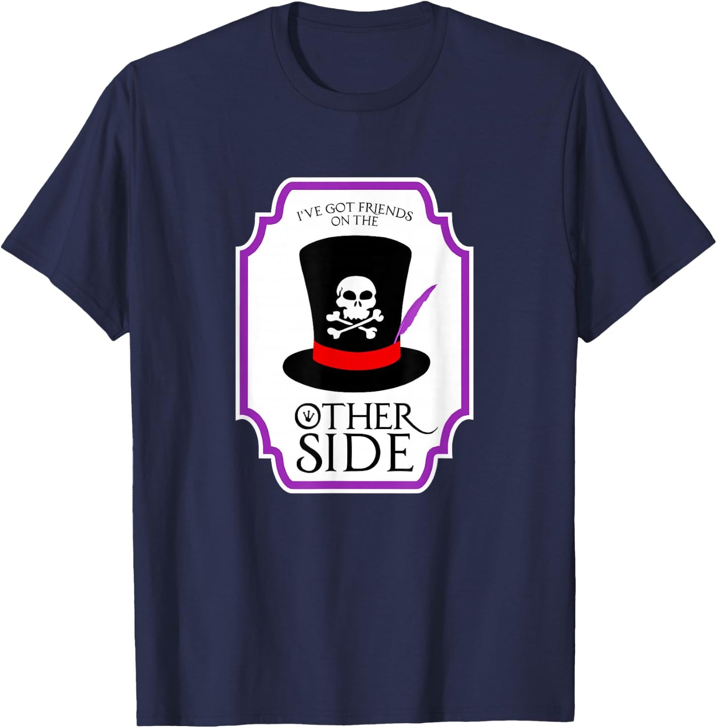 I've Got Freinds On The Other Side T-Shirt - T-Shirt | Navy
