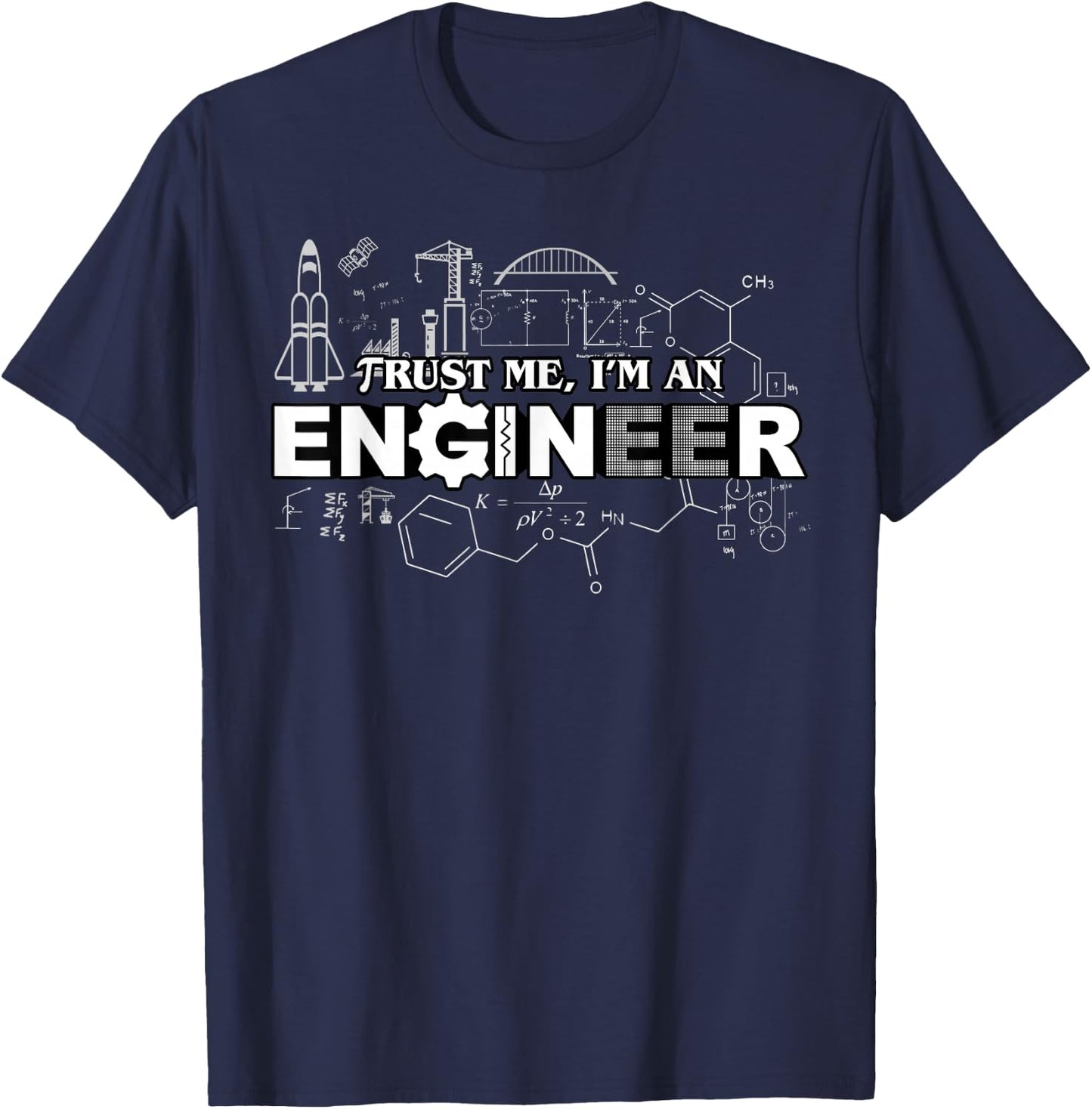Trust Me I'm An Engineer T-Shirt - T-Shirt | Navy
