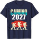 Camino de Santiago 2027 Shirt Pilgrimage Buen Camino Gift T-Shirt - T-Shirt | Navy