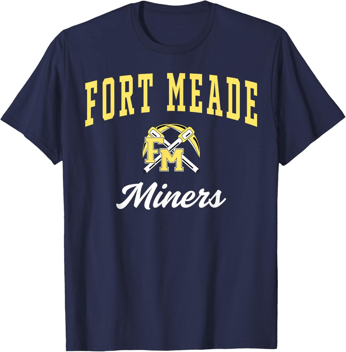 Fort Meade High School Miners C3 T-Shirt - T-Shirt | Navy
