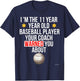 Baseball 11th Birthday T Shirt 11 Year Old Birthday T-Shirt - T-Shirt | Navy