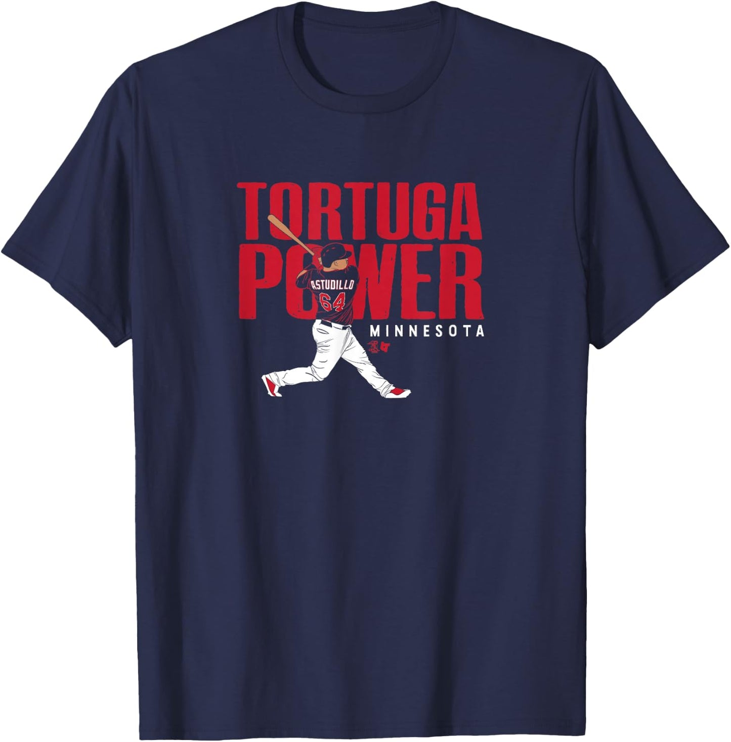 Officially Licensed Willians Astudillo - Tortuga Power T-Shirt - T-Shirt | Navy