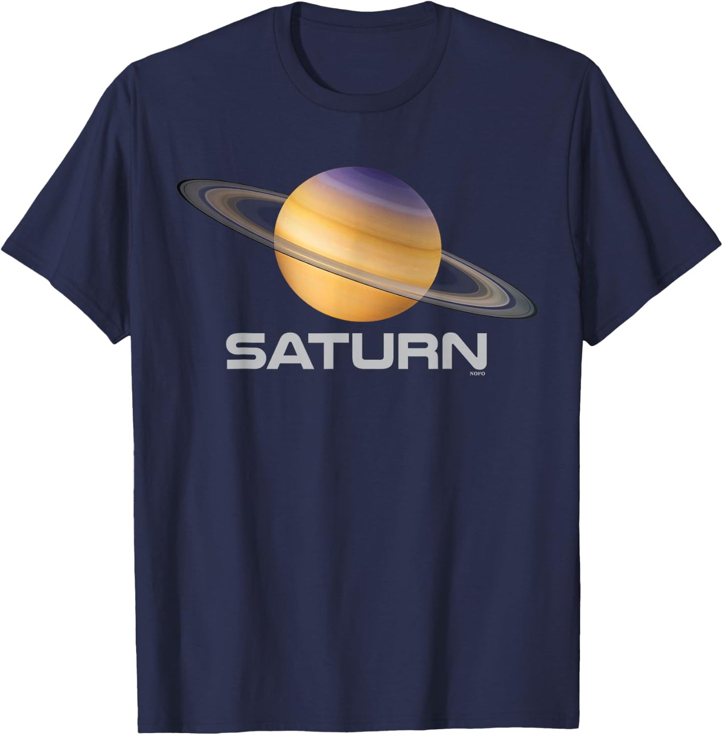 Saturn Solar System Planet T-Shirt - T-Shirt | Navy