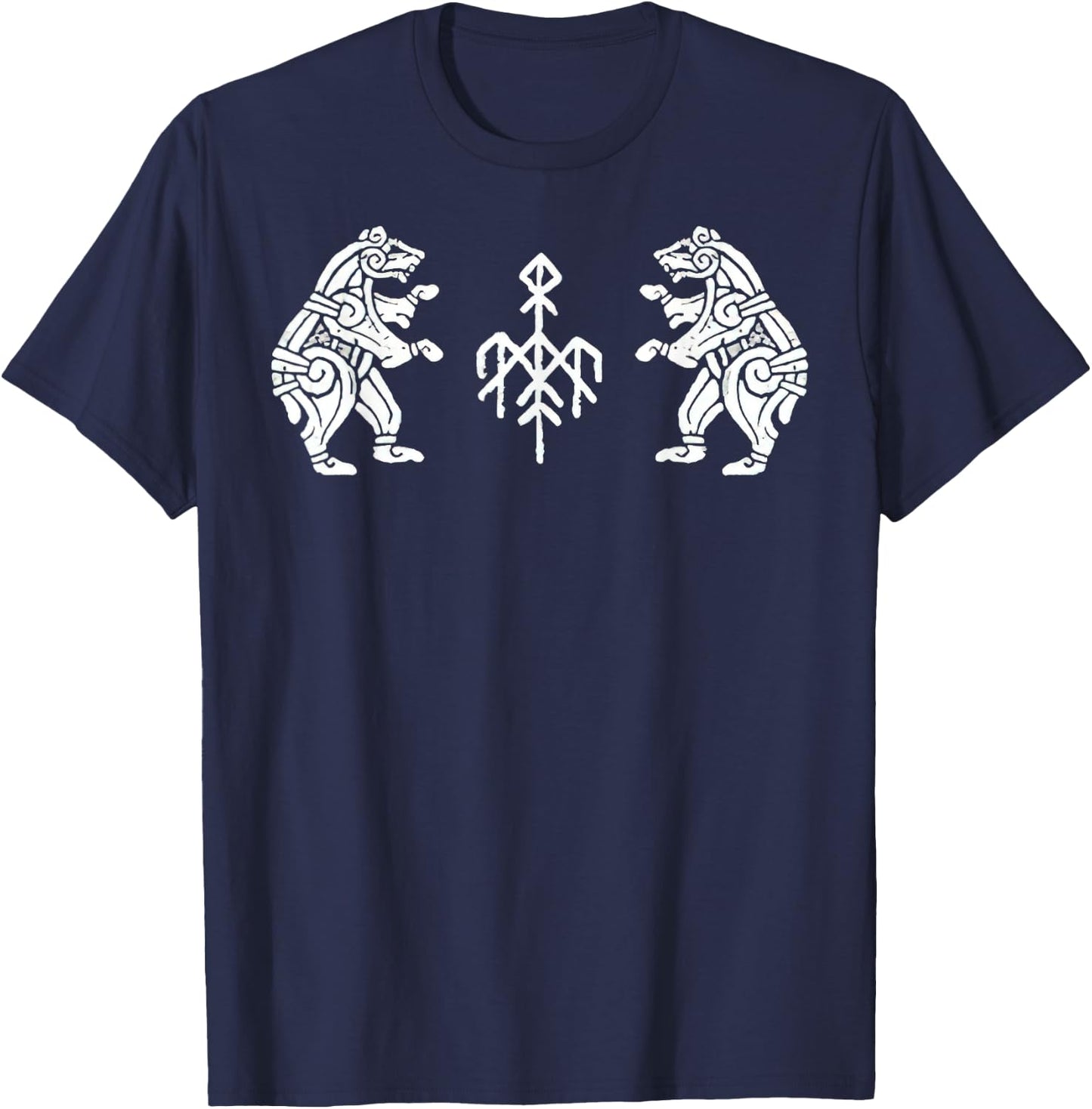 Wardruna Dancing Bears T-Shirt - T-Shirt | Navy