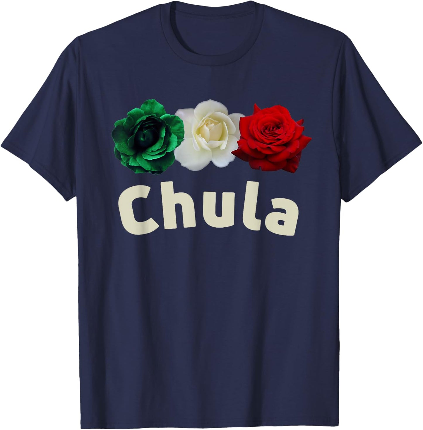 Cute Mexicana | Chula Chingona Bottom T-Shirt - T-Shirt | Navy
