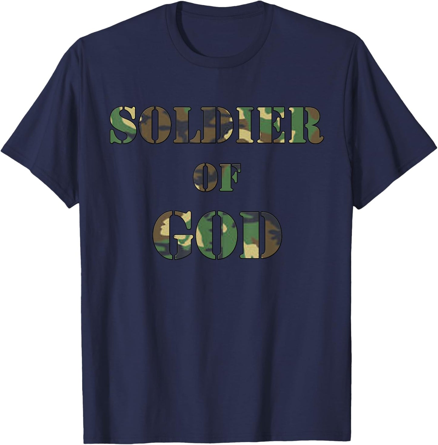 Soldier of God T-Shirt - T-Shirt | Navy