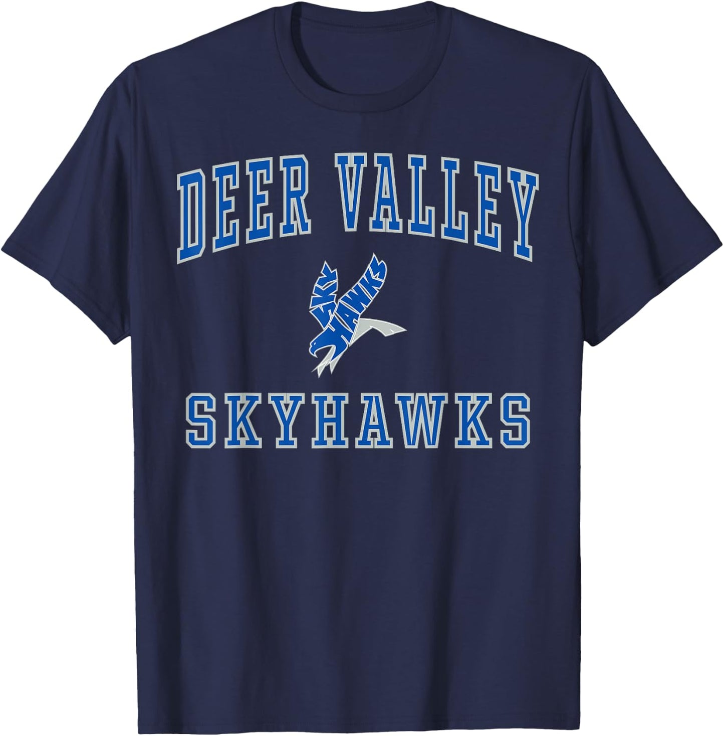 Deer Valley High School Skyhawks C1 T-Shirt - T-Shirt | Navy