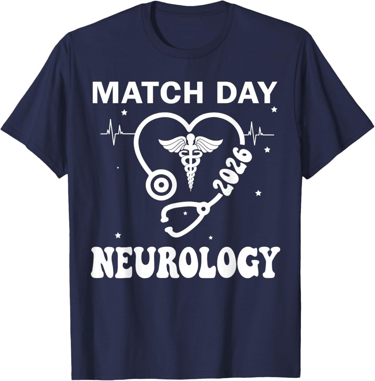 Match Day 2026 Neurology Residency Future Doctor T-Shirt - T-Shirt | Navy