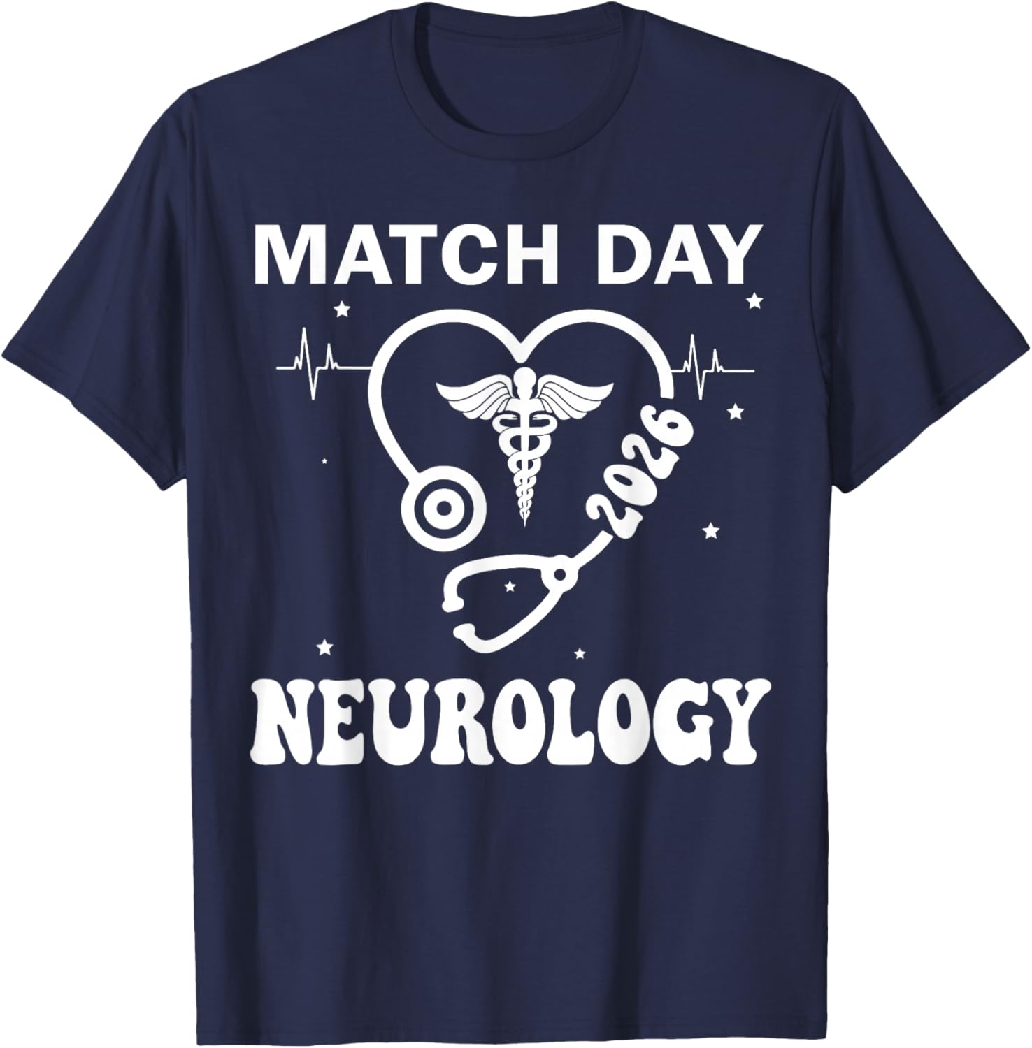 Match Day 2026 Neurology Residency Future Doctor T-Shirt - T-Shirt | Navy