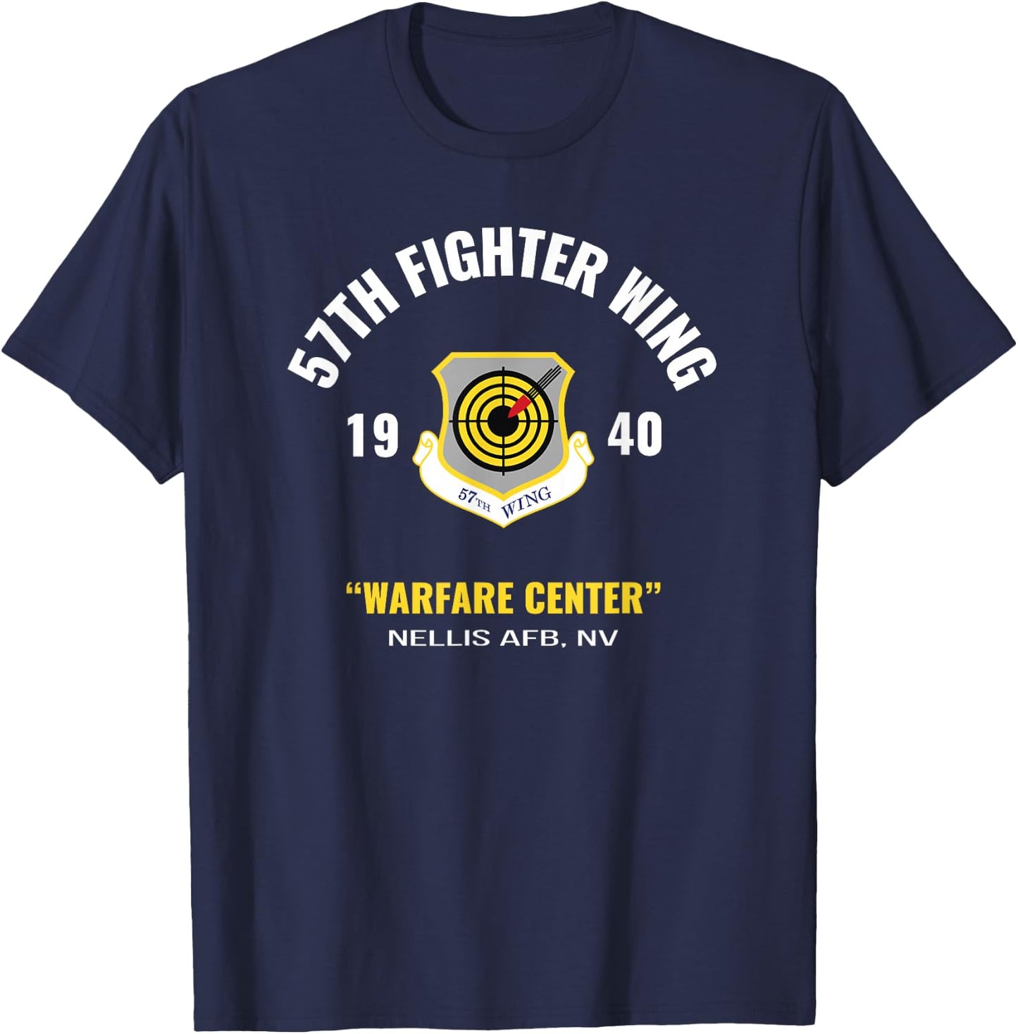 Military 57th Fighter Wing T-Shirt - T-Shirt | Navy