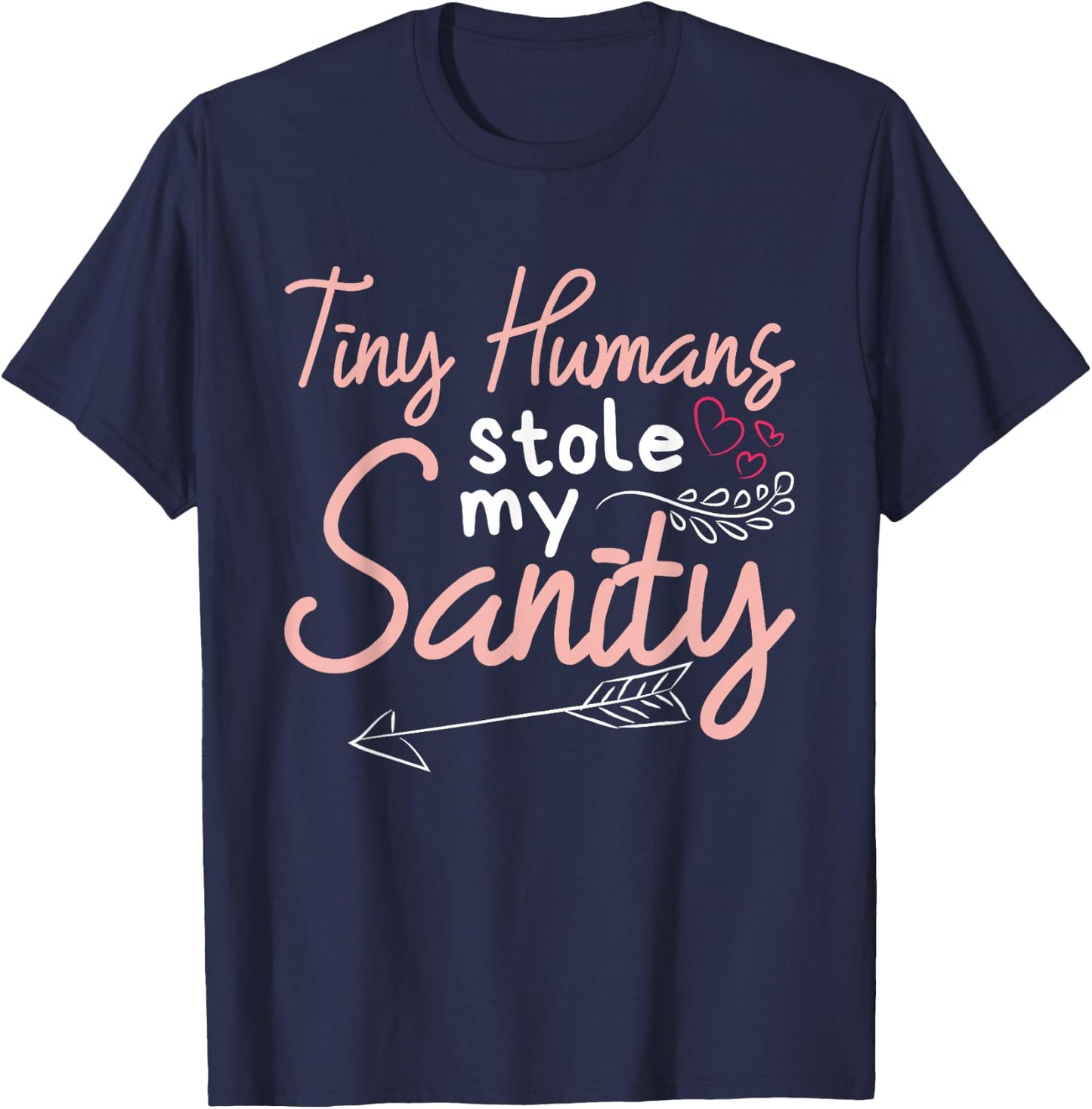 Childcare Provider Daycare Teacher - Stole My Sanity T-Shirt - T-Shirt | Navy