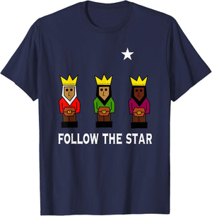 Follow the star tres reyes magos T-Shirt - T-Shirt | Navy