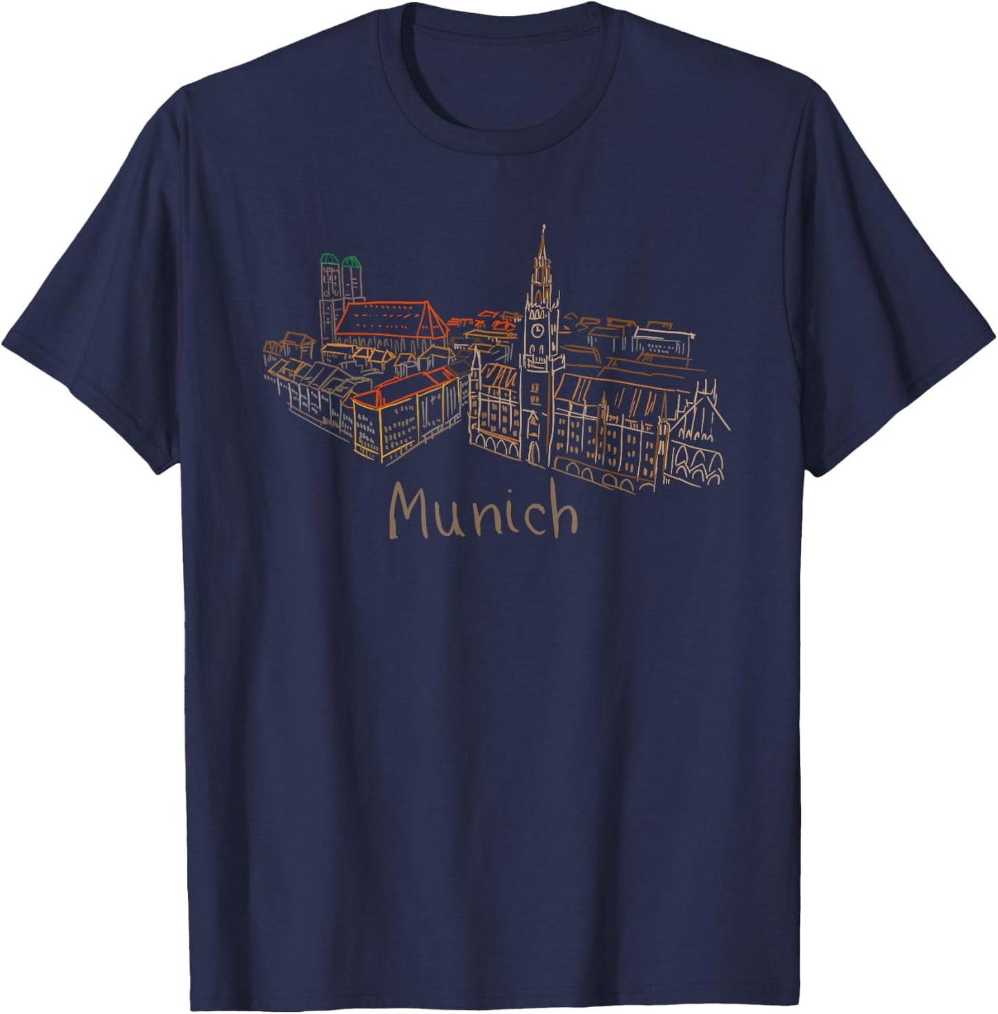 Munich Germany T-Shirt - T-Shirt | Navy
