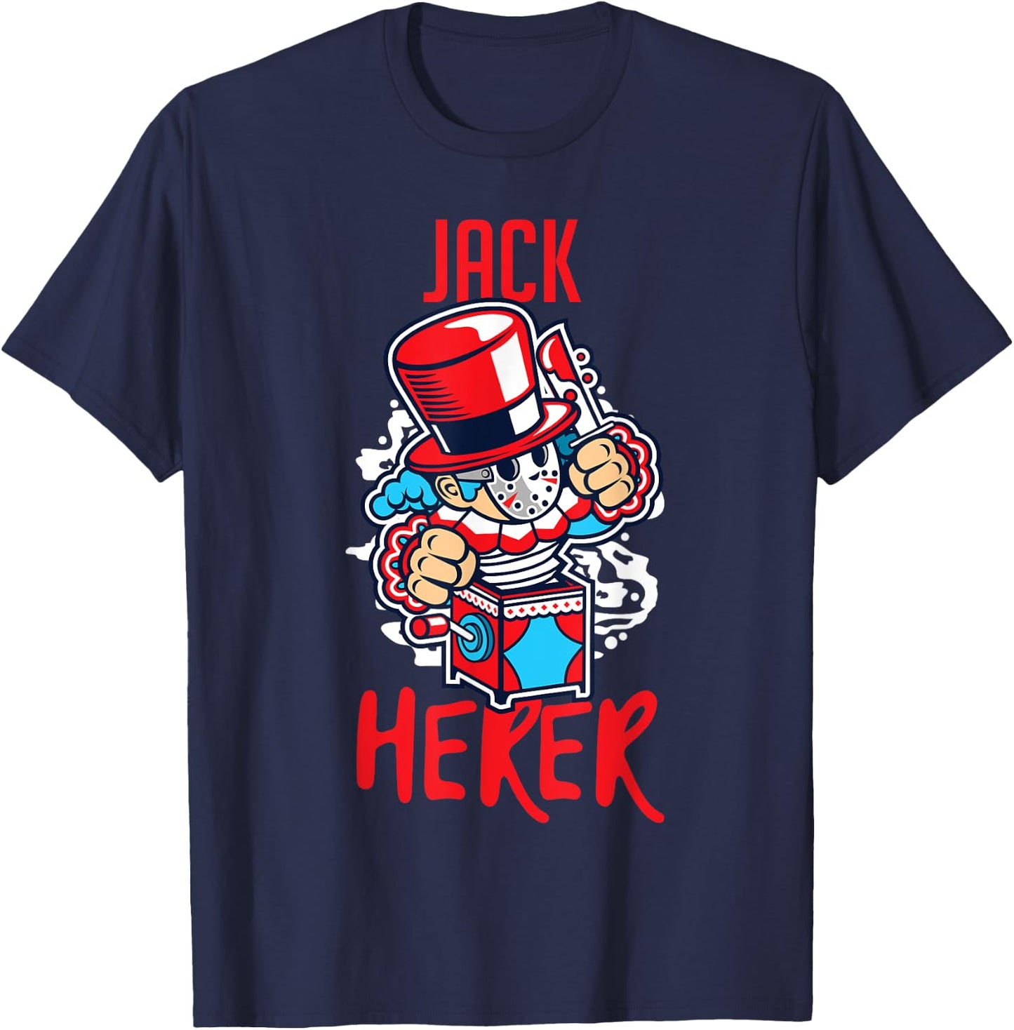 Weed Strain Cartoon Characters, Jack Herer T-Shirt - T-Shirt | Navy