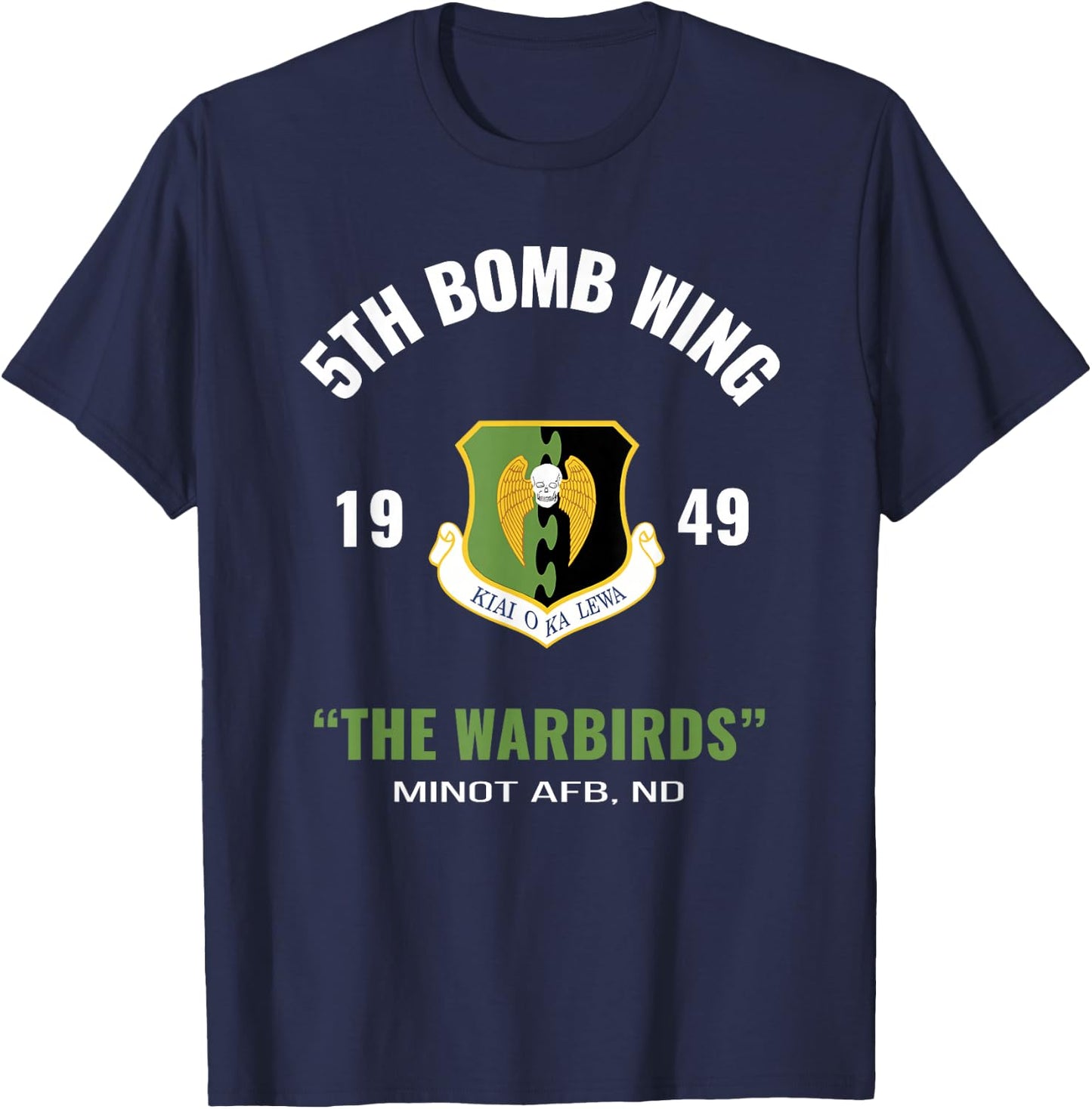 Military 5th Bomb Wing T-Shirt - T-Shirt | Navy