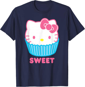Hello Kitty Sweet Cupcake T-Shirt - T-Shirt | Navy